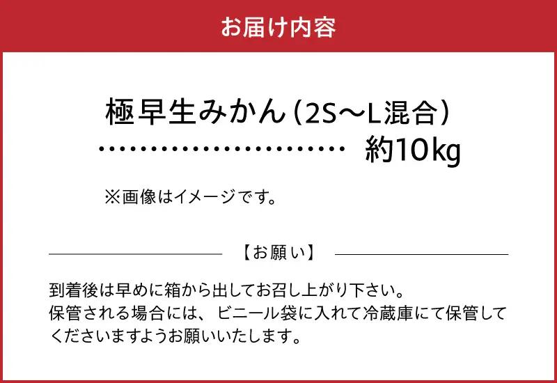 福島オレンジ農園　極早生みかん10kg _U54-0020
