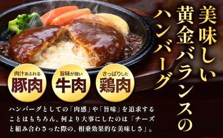 ハンバーグ チーズインハンバーグ 16個 湯せん で 温めるだけ デミグラス 《7-14日以内に出荷予定(土日祝除く)》 簡単 調理 惣菜 冷凍 牛 湯煎 人気 子供 こども 小分け チーズ ふるさと