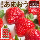 【ふるさと納税】福岡産 あまおう 12-15粒 【2024年11月下旬～2025年3月下旬発送予定】 約300g ギフト箱 予約 苺 いちご イチゴ あまおう 果物 くだもの フルーツ 大粒 福岡限定生産 冷蔵配送 送料無料