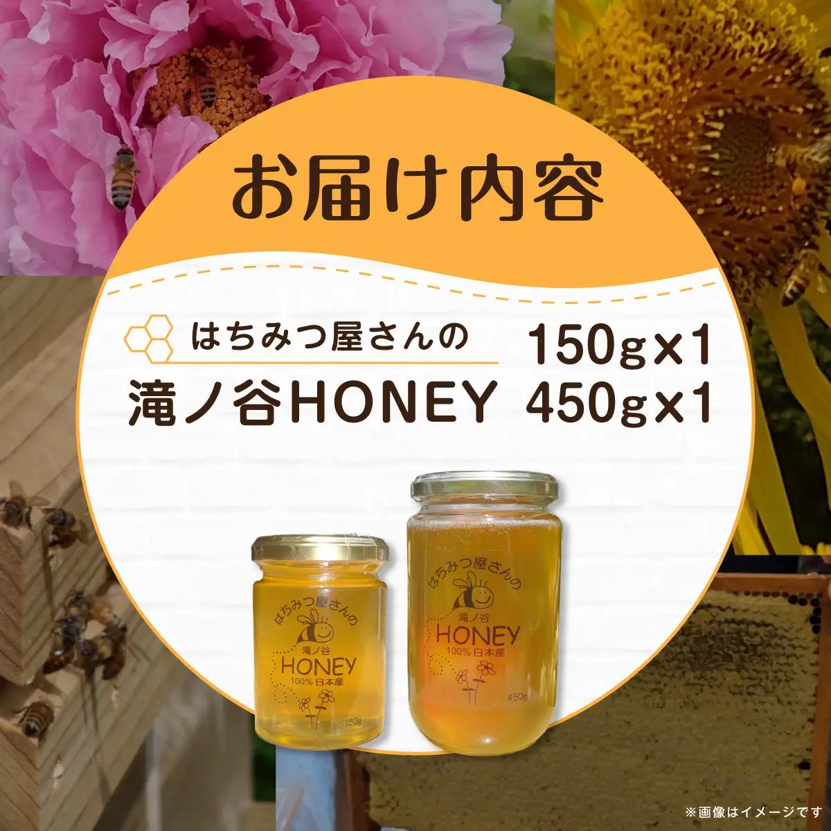 はちみつ屋さんの滝ノ谷HONEY 150gx1, 450gx1 MBAW005