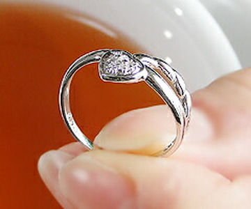 指輪 天然 ダイヤモンド SIクラス ハート【pt950】r-109（KRP）G33-1411