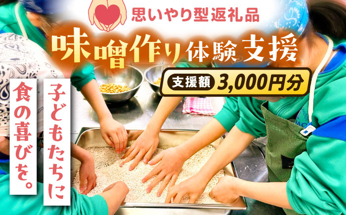 
            【思いやり型返礼品】 未来の子どもたちに食の喜びを(支援額3,000円)  島根県雲南市/じねんにみそ [AIBT001]
          