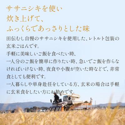 ふるさと納税 石巻市 ご飯 パック 玄米 有機 ササニシキ ごはん 160g × 20個 レトルト パックご飯 宮城県産 |  | 01
