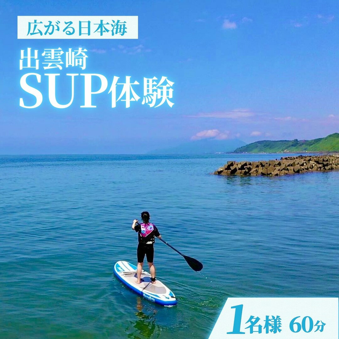 【ふるさと納税】＜体験チケット＞サップ SUP（1人/60分）水上アクティビティ ウォータースポーツ 初心者 海 レジャー 観光 マリンスポーツ 海上散歩 新潟県 出雲崎町