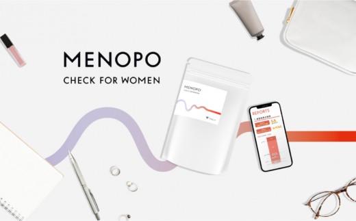 MENOPO CHECK（ホルモン検査キット）女性版【ホルモン バランス 検査キット 簡単 更年期 不調 メノポチェック サポート】