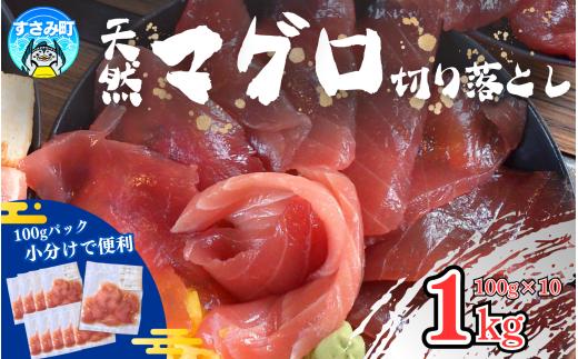 10日以内に発送！和歌山県すさみ産 天然生マグロ 切り落とし 家庭用 【1kg】マグロ 鮪 ブロック 不揃い 海鮮丼 寿司 手巻き寿司 漬け丼 海鮮 海の幸 小分け 魚介 新鮮 個包装 真空包装 刺身 和歌山 すさみ町 キハダマグロ メバチマグロ 大容量 【scp120】