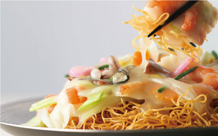 【具材付き】長崎皿うどん　4人前　贈答用＜みろく屋＞ [QBP053] [QBP053]