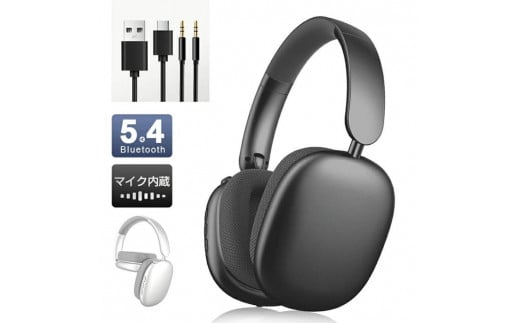 
            ワイヤレスヘッドホン イヤホン ヘッドセット Bluetooth5.4 超低遅延 wireless マイク内蔵 自動ペアリング ノイズキャンセリング クリア通話 オーディオケーブル付き
          