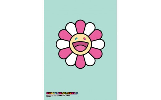 Murakami.Flowersトレカスリーブ「笑顔の女の子」フラワーver. [ 京都 アーティスト 村上隆 カイカイキキ トレーディングカード バトル ゲーム カード  スリーブ ふるさと納税 ]