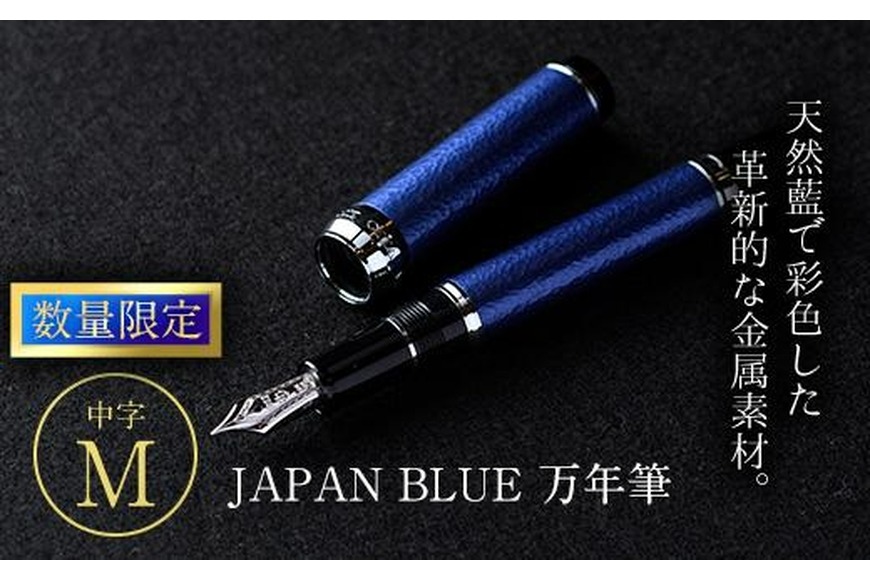 JAPAN BLUE 万年筆 (中字・M)【EQ011】【Oita Made (株)】