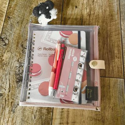 ふるさと納税 岡崎市 表紙がポーチになったカラードバインダーL　推し活に最高【SPEECHBALLOON】MOMOピンク |  | 02