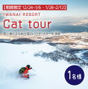 【ふるさと納税】【期間限定12/24~1/6・1/28~2/12】IWANAI RESORT【Cat tour】ticket 1名様 F21H-416