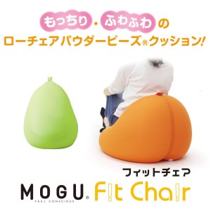 【MOGU】ビーズソファ「Fit Chair（フィットチェア）」LGN（本体・カバーセット）