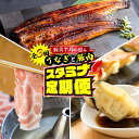 【ふるさと納税】渥美半島の恵み スタミナ 定期便 3回 ( うなぎ / 豚肉 / 餃子) 惣菜 3ヶ月 魚 鰻 ウナギ 蒲焼 豚 ポーク 丼 ブランド お楽しみ 幻の青うなぎ 人気 愛知県 田原市