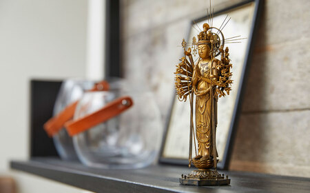 TanaCOCORO[掌] 千手観音～慶派～ | 仏像 守護神 風水 金運 開運 厄除け 本格 仏教 高級 アート デザイン お守り 縁起物 美術 インテリア雑貨 プレミアム 置物 家庭用 東松山イス