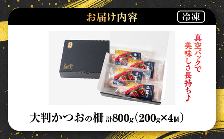 ＼近海かつお一本釣り漁獲量日本一!!／ 大判 かつお 柵 計800g 食品 国産 真空パック おすすめ 鰹 カツオ 刺身 刺し身 サク おかず おつまみ ギフト 魚介類 新鮮 海産物 水産 海の幸 数