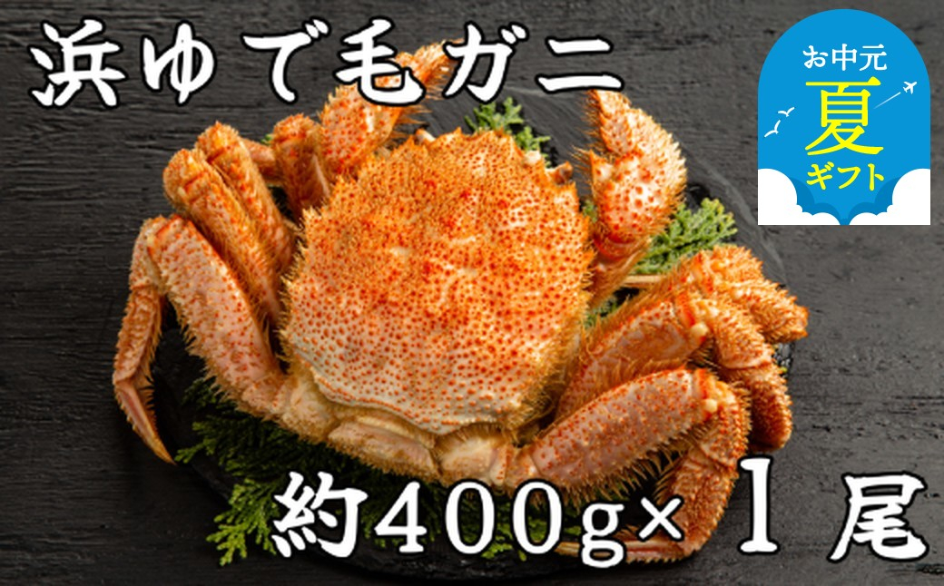 
            18-133 【お中元】流氷明け浜ゆで毛ガニ約400g
          