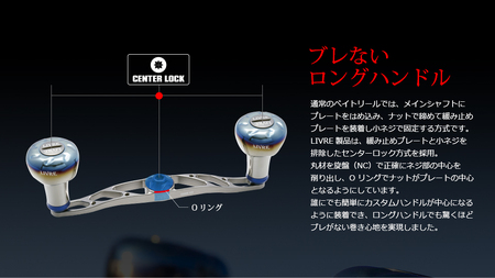 LIVRE ふるさと納税カスタム CRANK120 （PT35ノブ搭載） ALL BLACK EDITION／ダイワB1 F25N-569[AMBB135-5]