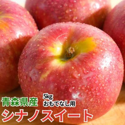 【26年11月から順次発送】青森県産 りんご シナノスイート 約5kg おもてなし用【配送不可地域：沖縄県】