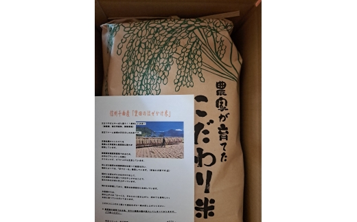 【2026年先行予約】 令和8年度 信州千曲産 里田のはぜかけ米 5kg | 米 お米 精米 白米 長野県 千曲市 信州
