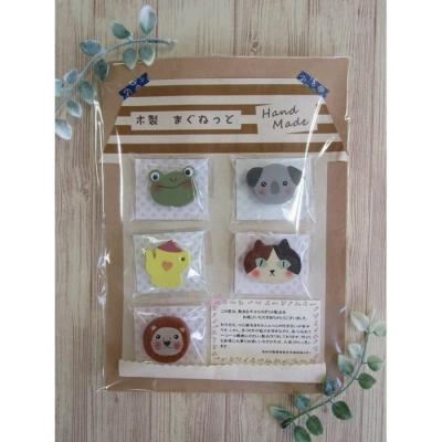 ふるさと納税 角田市 木製マグネットセットA(10g×5個) |  | 01