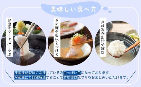 【数量限定】氷見天然ブリしゃぶしゃぶ用２２０ｇ〈冷凍〉【寒ぶり】鰤 凍眠凍結製法 ブリ しゃぶしゃぶ用 スライス 天然 鰤 ぶりしゃぶ 鮮度抜群 ブリ 獲れたての味を しゃぶしゃぶ 