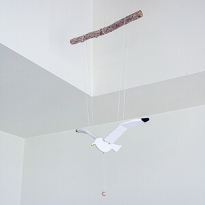 【tori dori とりどり】インテリアモビール 白