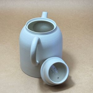 chanomaⅡ 白泥急須　6-404｜陶器 やきもの 焼き物 手作り 職人 伝統工芸品 急須 常滑焼 愛知県 常滑市