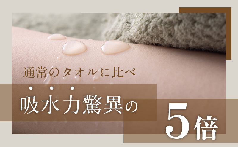 世界最高峰のタオルneiバスタオル ２枚組（グリーン） 030D049