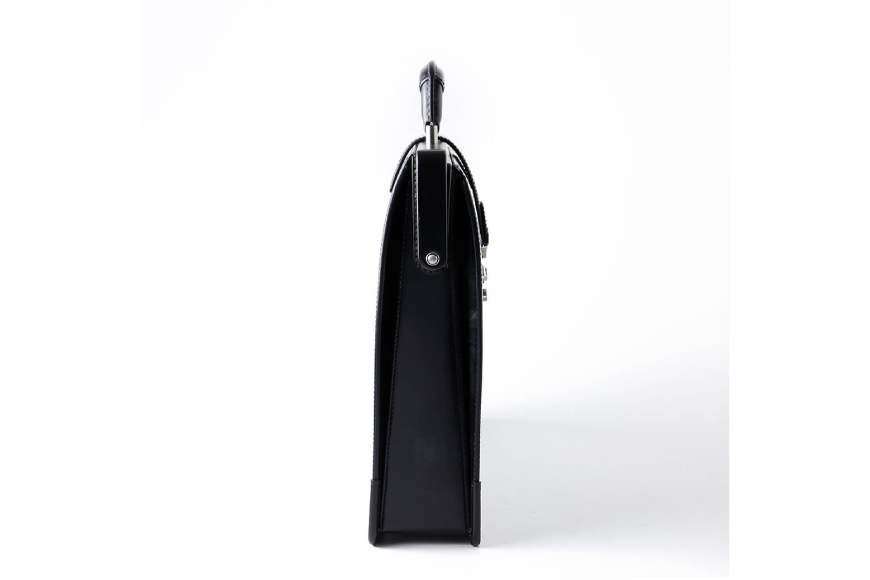 SOMES PG-43 スリムダレスバッグ ブラック [ソメスサドル 北海道 砂川市 12260879] ソメス バッグ メンズ レディース 本革 革 革製品 鞄 かばん レザー