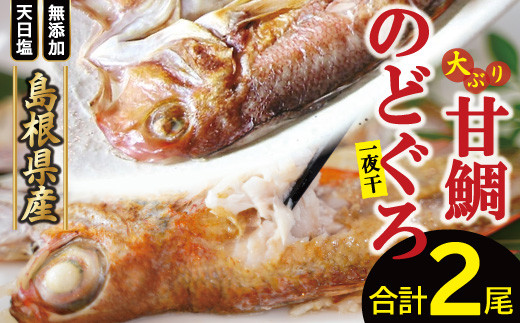 「一日漁」甘鯛・のどぐろ一夜干し【干物セット のどぐろ干物 1尾 201～260g 甘鯛干物 1枚 301～375g 無添加 のどぐろ ノドグロ  特大 アマダイ 大ぶり 干物 一夜干し 冷凍 父の日 母の日】