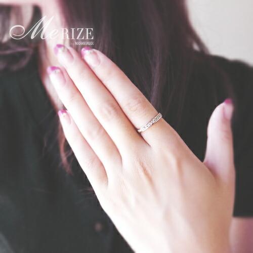 フルエタニティリング 天然ダイヤ 0.45ct～0.58ct Olga オルガ 【K10ホワイトゴールド】 r-257（KRP）M-1410