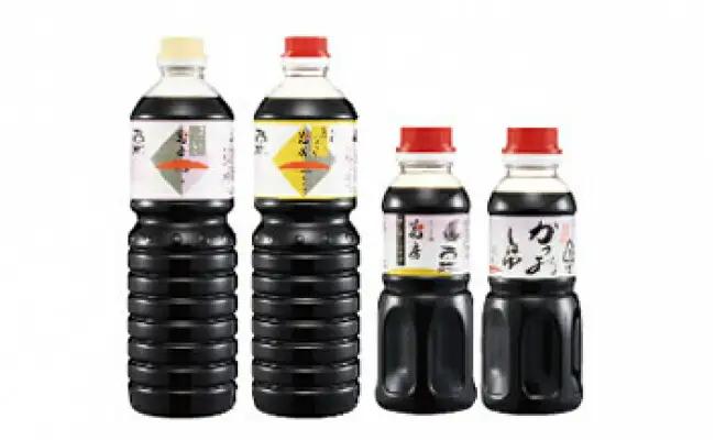 しょうゆの花房 醤油4本セット（1L×2本・300ml×2本）