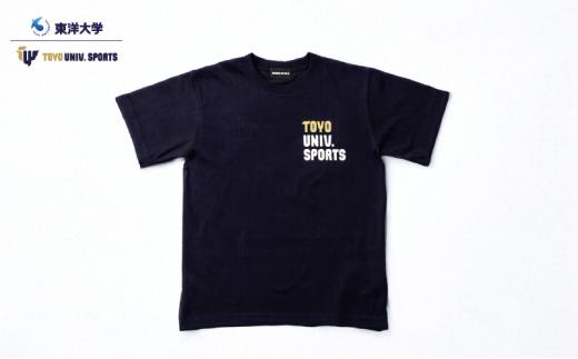 【東洋大学】応援Tシャツ　キラキラ紺【S】[№5338-7030]0236