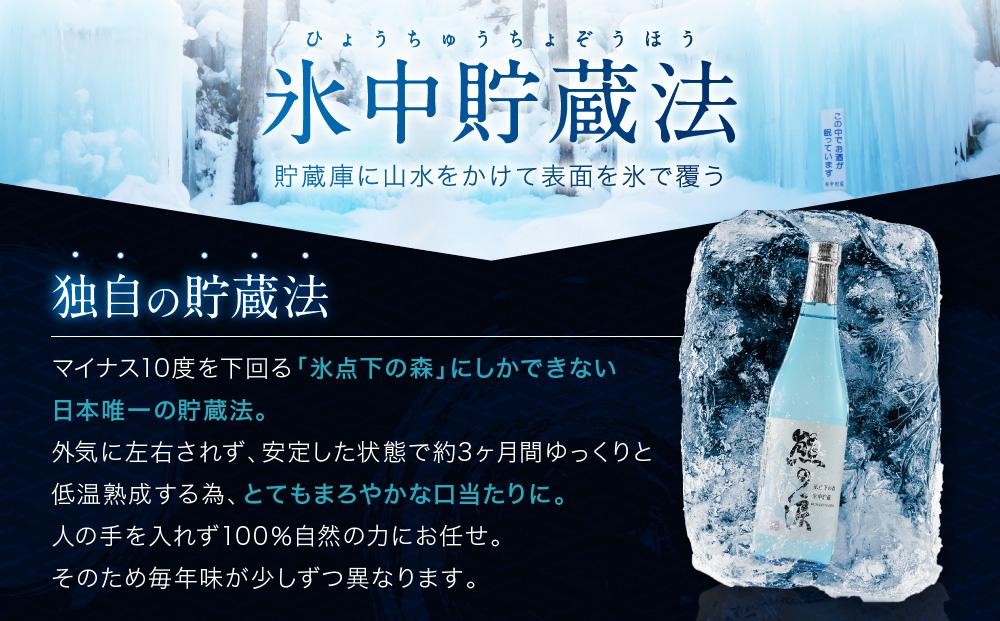 氷中貯蔵 熊の涙 純米大吟醸（火入れ）720ml×1本 | 日本酒 酒 お酒 地酒 季節限定 飛騨高山 リカーショップながせ KZ006