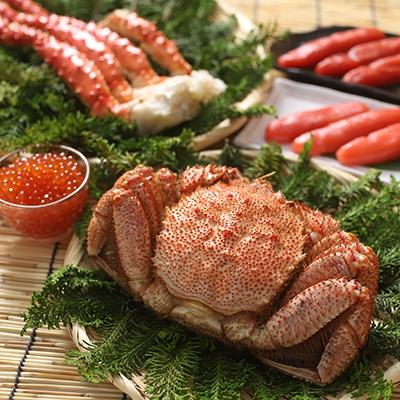 ふるさと納税 釧路市 【毛蟹・たらば・魚卵の豪華セットD】毛がに4尾・タラバ脚・イクラ・たらこ・明太子 F4F-8818