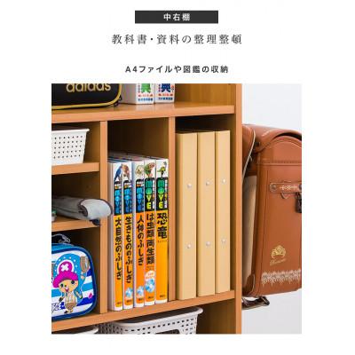 ふるさと納税 海南市 ランドセルラック 2人用 キャスター付き ホワイトウッド avd101102202 |  | 03