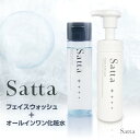 【ふるさと納税】メンズ コスメ Satta スキンケア セット 泡洗顔料＋オールインワン 化粧水 美容　【鳥栖市】