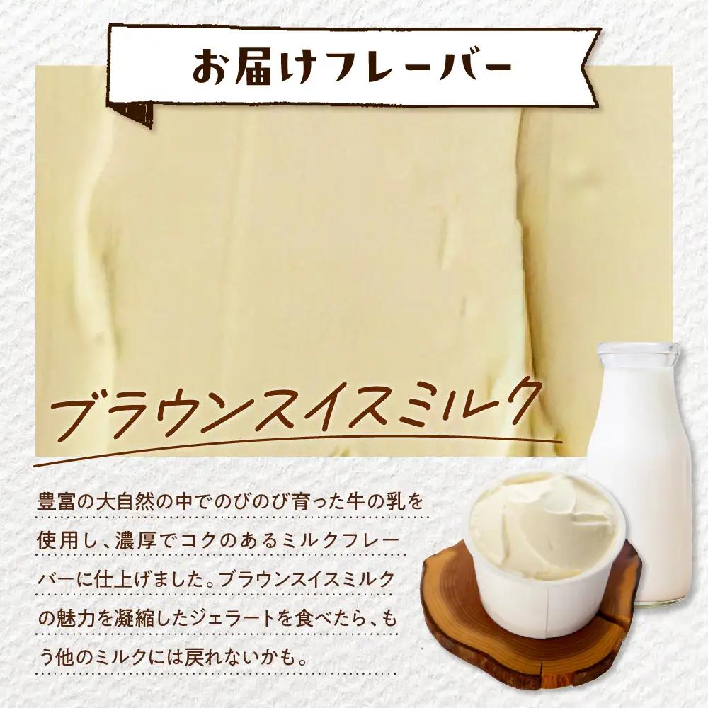 E.den豊富牛乳ジェラート ブラウンスイスミルク 12個 