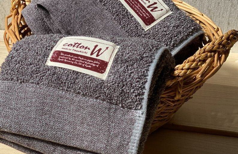 コットンＷ ハンドタオル 12枚（グレー）【泉州こだわりタオル】【泉州タオル 国産 吸水 普段使い 無地 シンプル 日用品 家族 ファミリー】 G1543_イメージ4