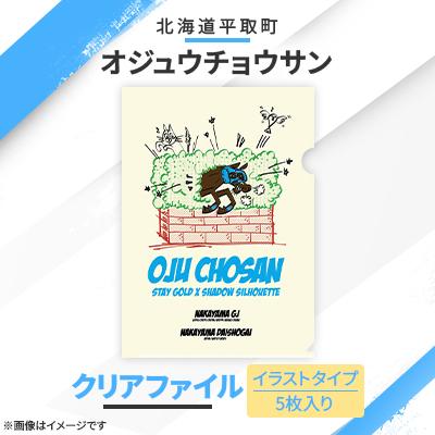 ふるさと納税 平取町 【競馬グッズ】【オジュウチョウサン】クリアファイルイラスト5枚入り