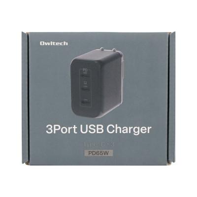 ふるさと納税 海老名市 (オウルテック)最大PD65W出力 GaN採用 USB Type-C×3 AC充電器 |  | 01
