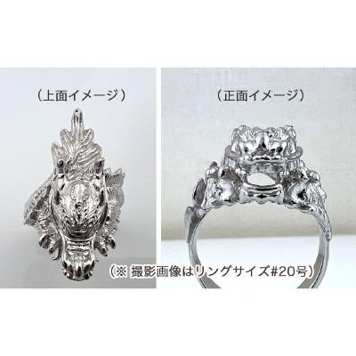 ふるさと納税 南アルプス市 純プラチナ製(Pt999) 銀龍神リング 15号 |  | 02
