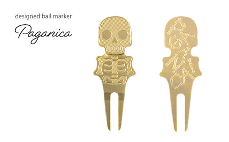 グリーンフォーク SKELETON FORK Brass Ver. 【PAGAINCA TOOLS】 瑞浪市 / ジオニック ゴルフ ギフト 高級[AZBQ147]