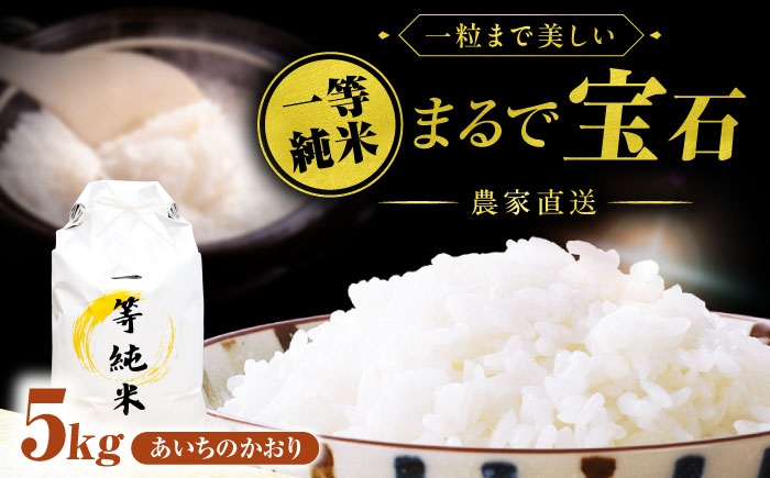 
                  【選べる発送月】一等純米 あいちのかおり 5kg / 米 お米 精米 白米 一等米 愛知県産 国産米 / 稲沢市 / 有限会社ハシモト耕販 [BMBP002]
                