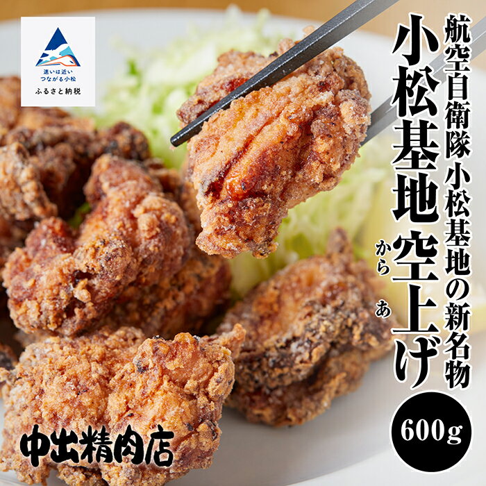 【ふるさと納税】 小松基地空上げ ( からあげ ) ご自宅セット ( 600g ) 唐揚げ 揚げ物 おかず お取り寄せ お中元 お歳暮 ギフト 小松市 石川県 009011【中出精肉店】