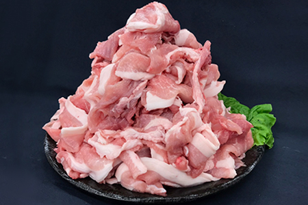 豚肉 切り落とし 2.4kg (400g×6パック) ウデ モモ 三元豚 米豚 国産 豚肉 冷凍