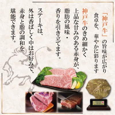 神戸牛(神戸ビーフ)ロースステーキ250g×2枚計500g SOST5【2026年4月より順次発送】【配送不可地域：離島】【1687003】