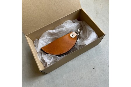 バナナキーケース（ヌメキャメル）