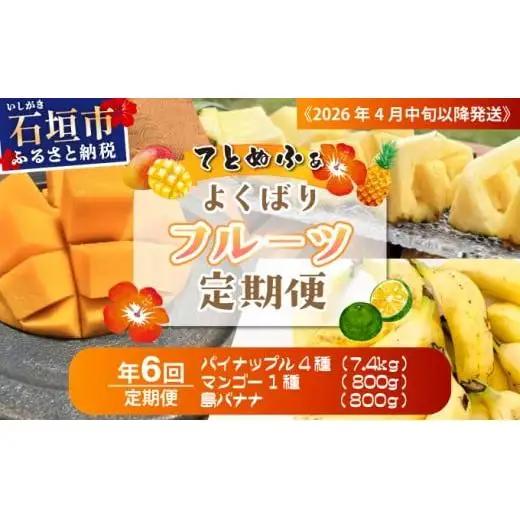 島のおいしいを贅沢に！大満足のパイナップル4種とマンゴー、プレミアム島ばななの定期便　年6回に分けてお送りします 《2027年4月中旬以降発送》
